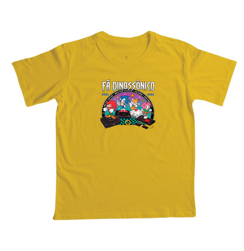 Camiseta Fã Dinossônico - Planeta Sonic Store
