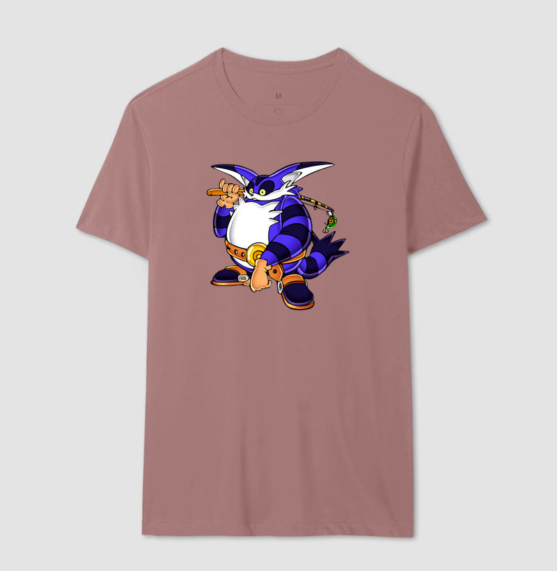 Camiseta Big the Cat Retro – Estampa Clássica do Gato de Sonic Adventure 1