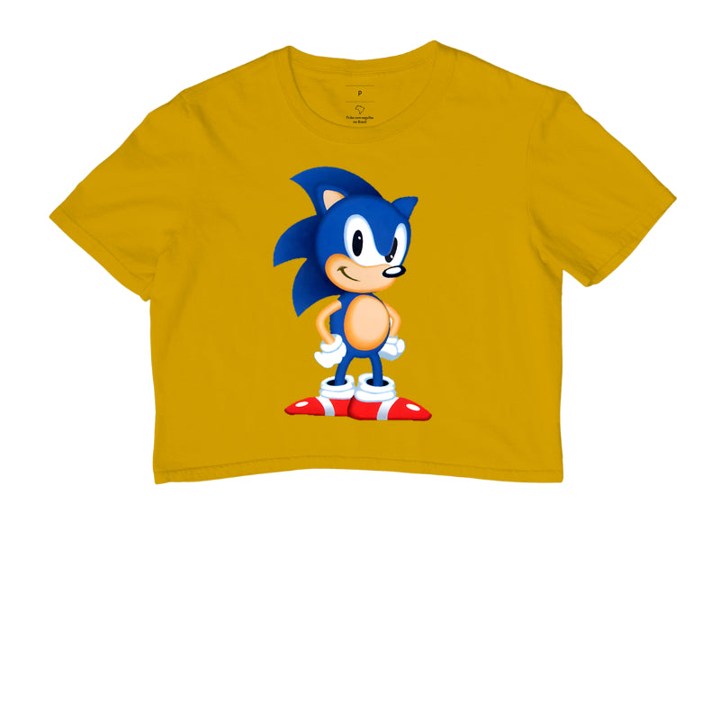 Camiseta Masculina/Feminina Sonic Clássico – Estampa Exclusiva