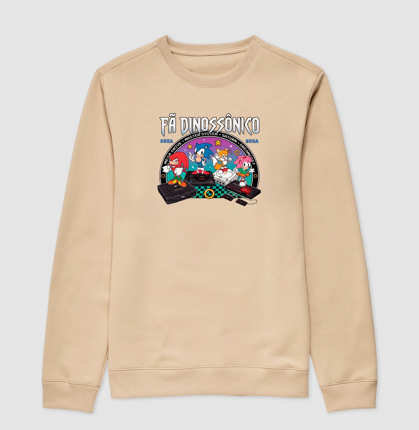 Camiseta Fã Dinossônico - Planeta Sonic Store