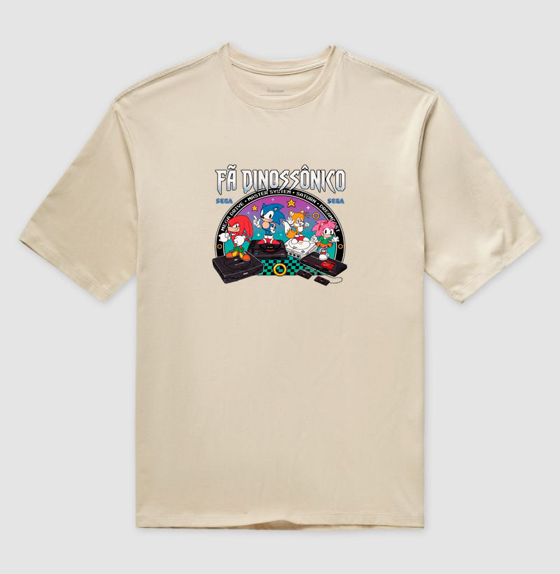 Camiseta Fã Dinossônico - Planeta Sonic Store