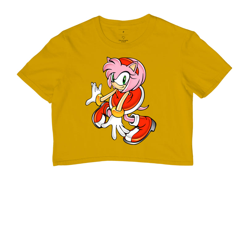 Camiseta Amy Rose Retro – Estampa Clássica da Garota do Sonic Adventure 1