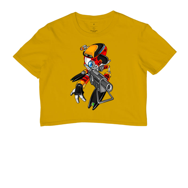 Camiseta E-102 Gamma Retro – Estampa Clássica do Robô de Sonic Adventure 1