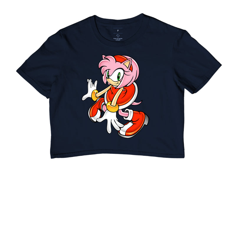 Camiseta Amy Rose Retro – Estampa Clássica da Garota do Sonic Adventure 1