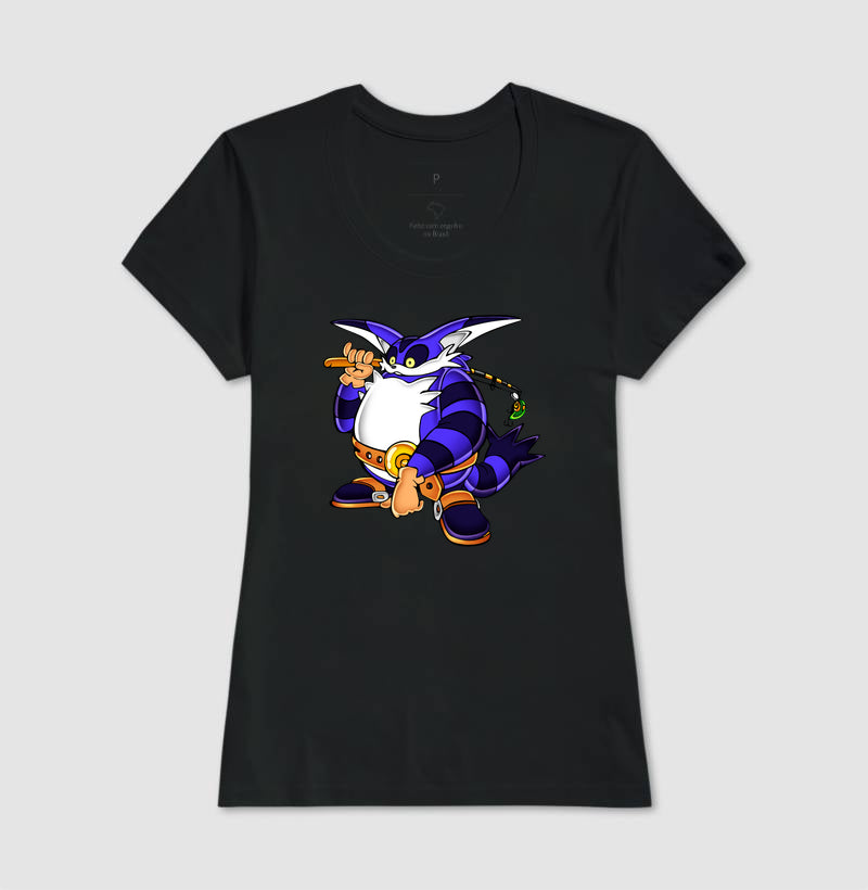 Camiseta Big the Cat Retro – Estampa Clássica do Gato de Sonic Adventure 1