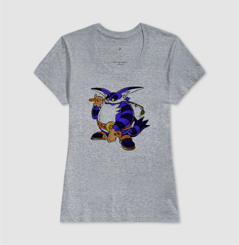 Camiseta Big the Cat Retro – Estampa Clássica do Gato de Sonic Adventure 1