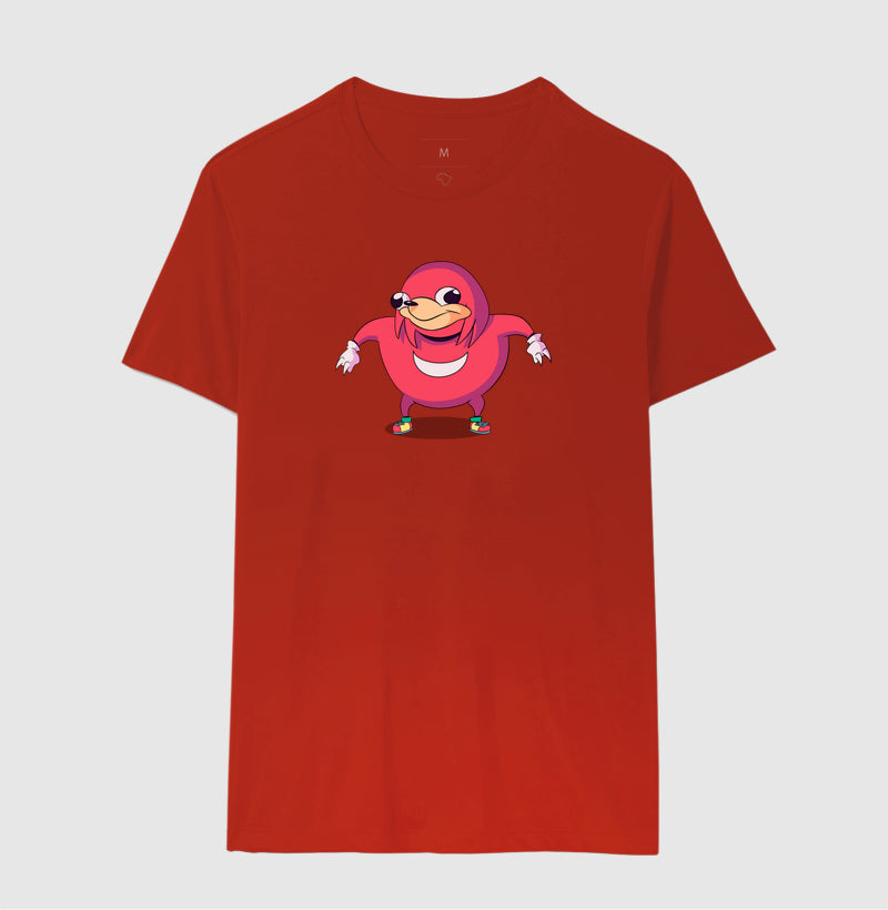 Blusa Uganda Knuckles - Meme Clássico da Internet