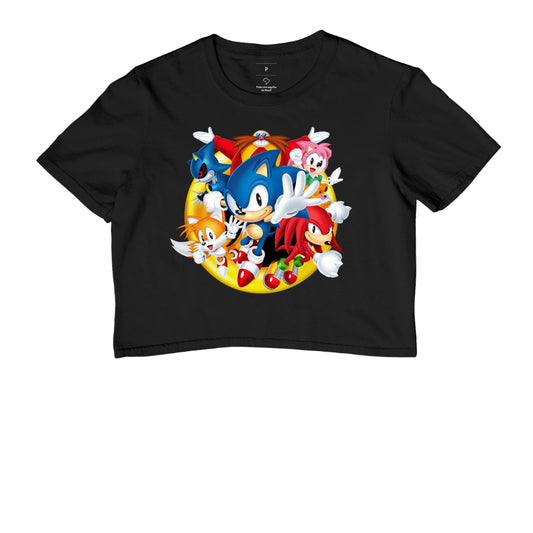 Camiseta Sonic Team – Todos os Personagens