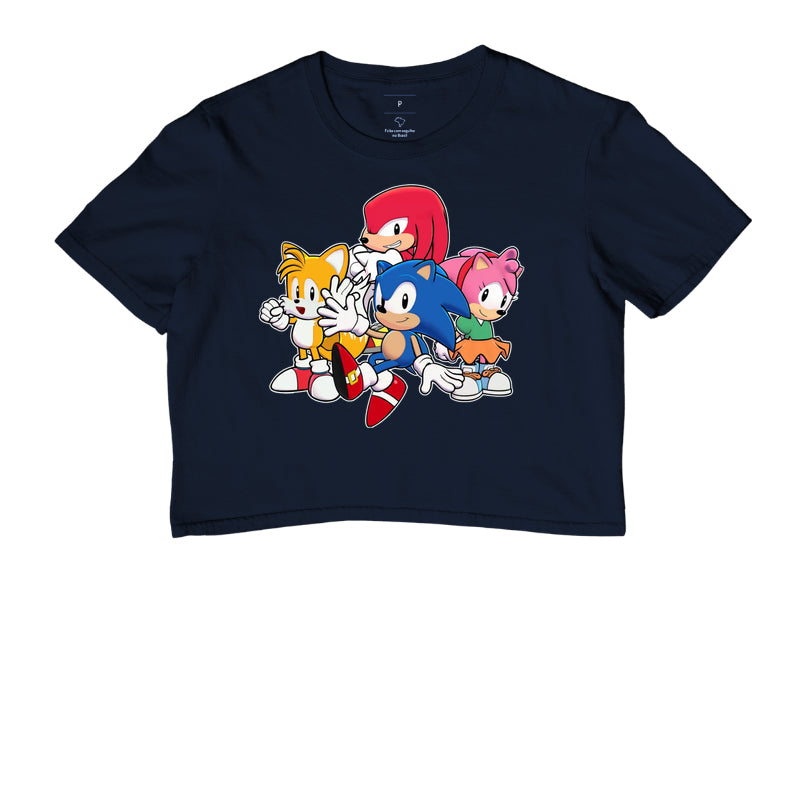 Blusa Sonic Fofinhos – Turma Clássica