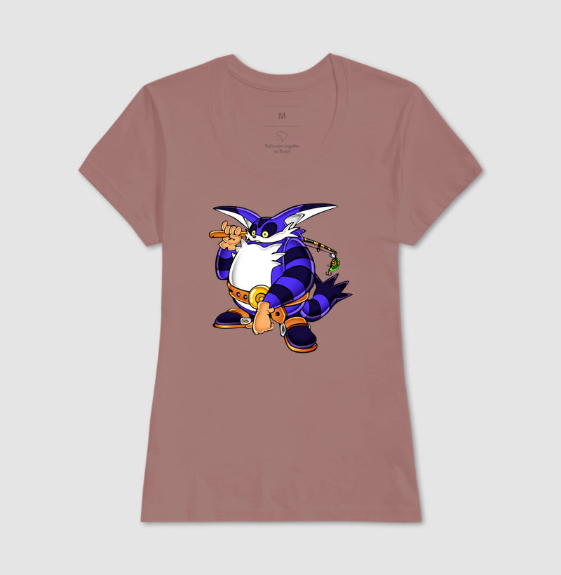 Camiseta Big the Cat Retro – Estampa Clássica do Gato de Sonic Adventure 1