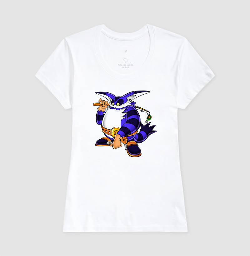 Camiseta Big the Cat Retro – Estampa Clássica do Gato de Sonic Adventure 1