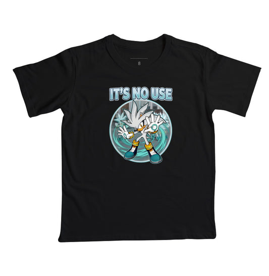 Camiseta Silver the Hedgehog - "It's No Use!" (Classic Meme Edition)