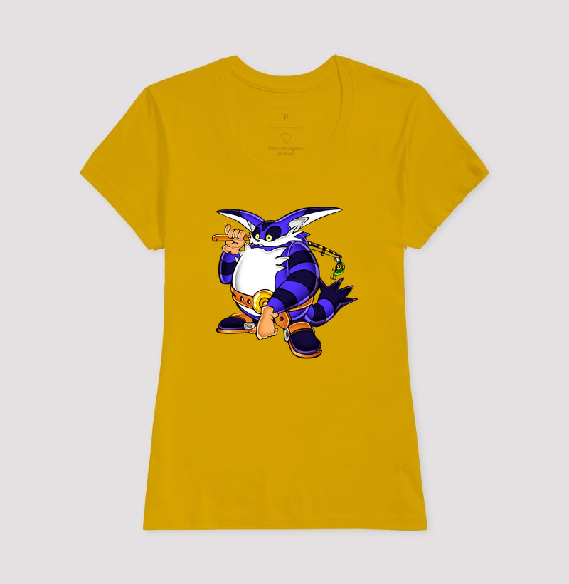 Camiseta Big the Cat Retro – Estampa Clássica do Gato de Sonic Adventure 1