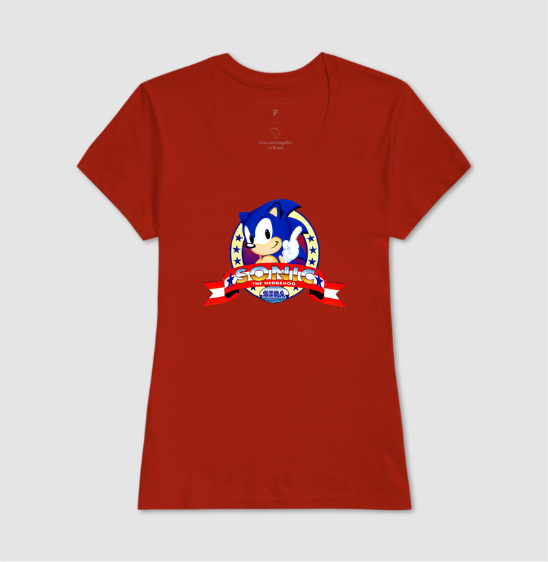 Blusa Sonic Classic SEGA – Estampa Exclusiva do Hedgehog Azul