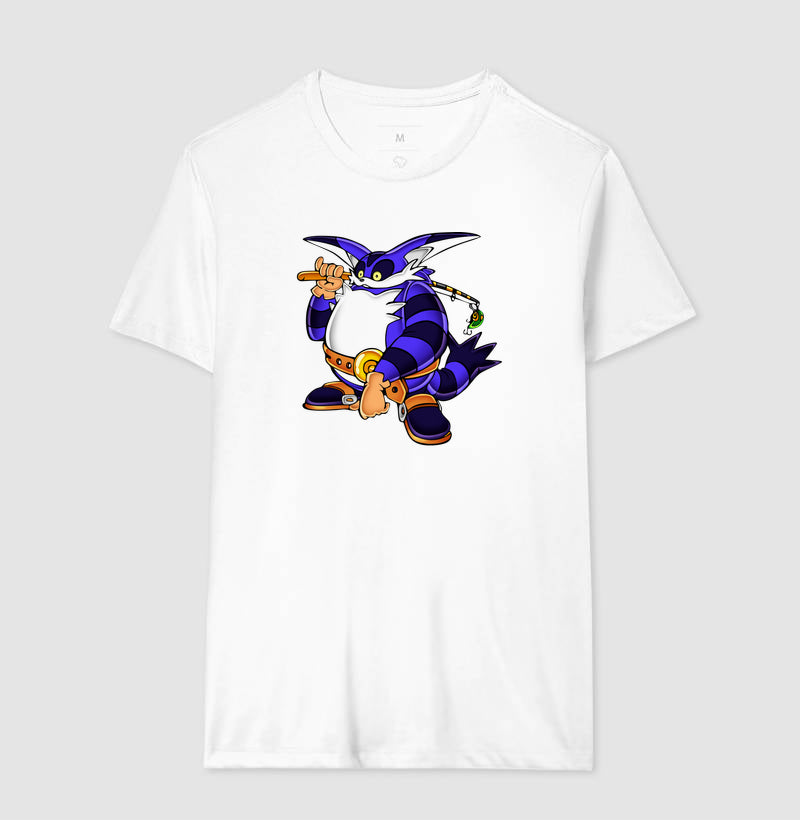 Camiseta Big the Cat Retro – Estampa Clássica do Gato de Sonic Adventure 1