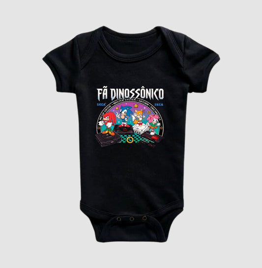 Camiseta Fã Dinossônico - Planeta Sonic Store
