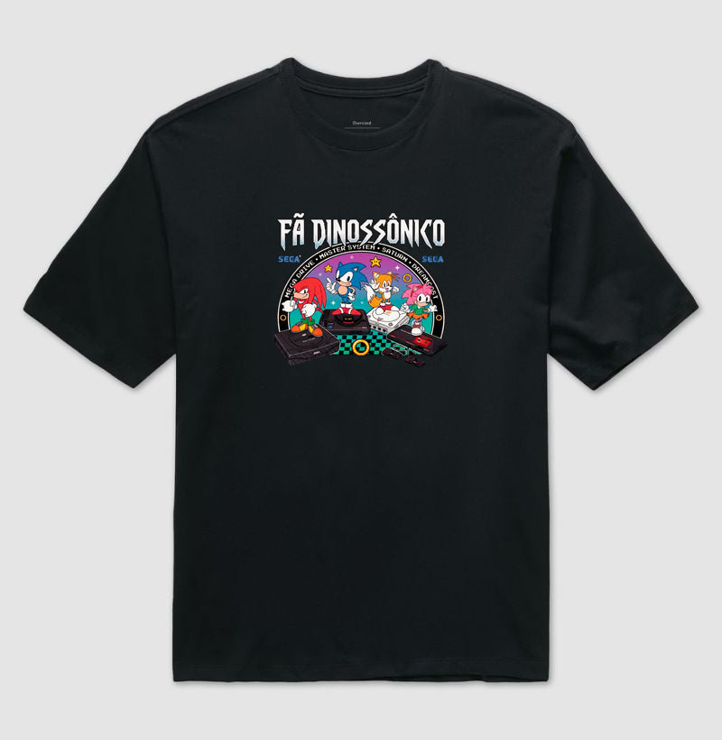 Camiseta Fã Dinossônico - Planeta Sonic Store