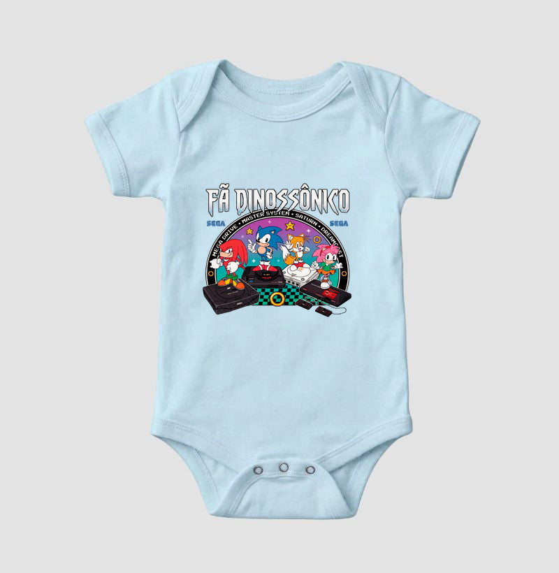 Camiseta Fã Dinossônico - Planeta Sonic Store