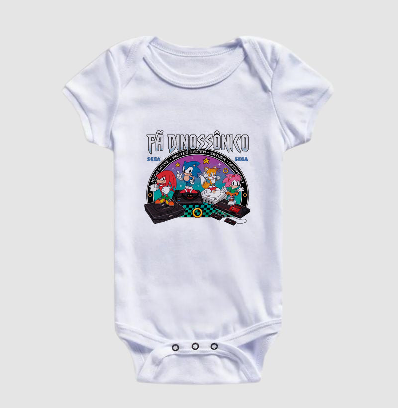 Camiseta Fã Dinossônico - Planeta Sonic Store