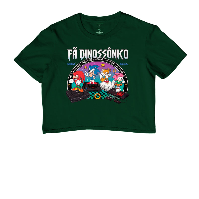 Camiseta Fã Dinossônico - Planeta Sonic Store