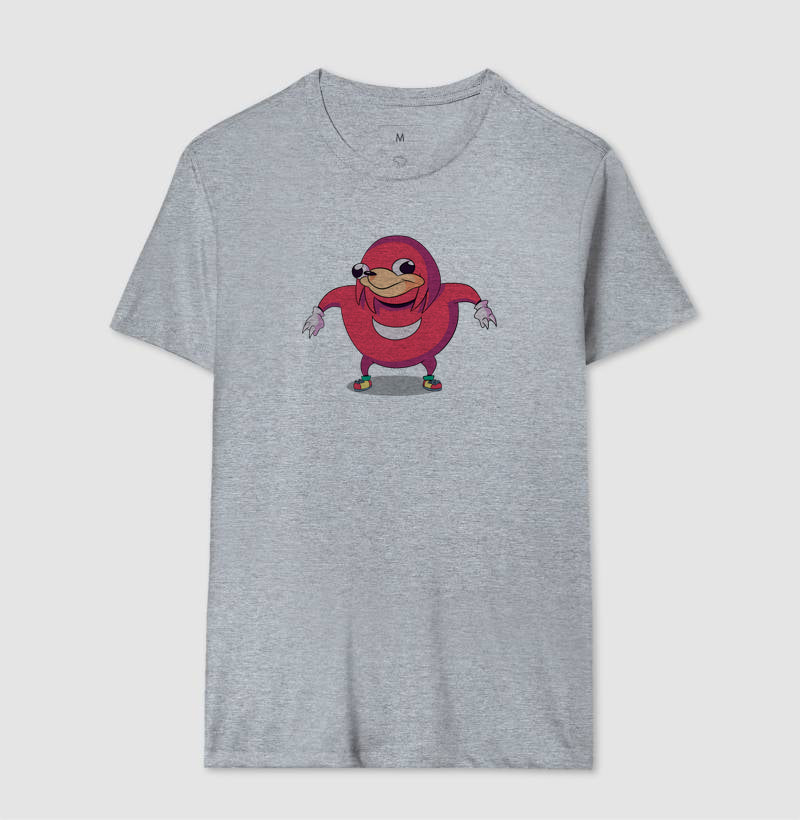 Blusa Uganda Knuckles - Meme Clássico da Internet