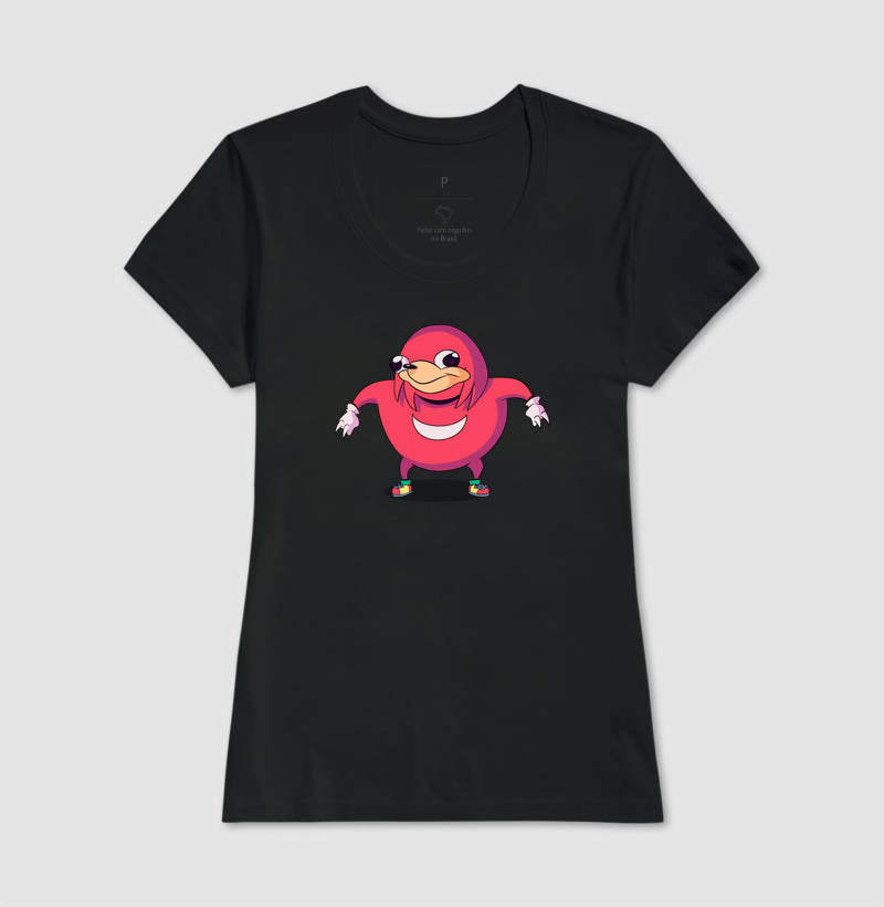 Blusa Uganda Knuckles - Meme Clássico da Internet