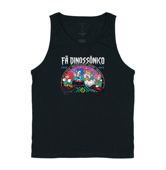 Camiseta Fã Dinossônico - Planeta Sonic Store