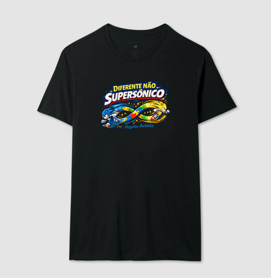 Camiseta Sonic Supersônica - Orgulho Autista
