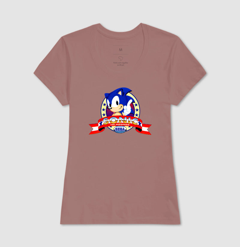 Blusa Sonic Classic SEGA – Estampa Exclusiva do Hedgehog Azul