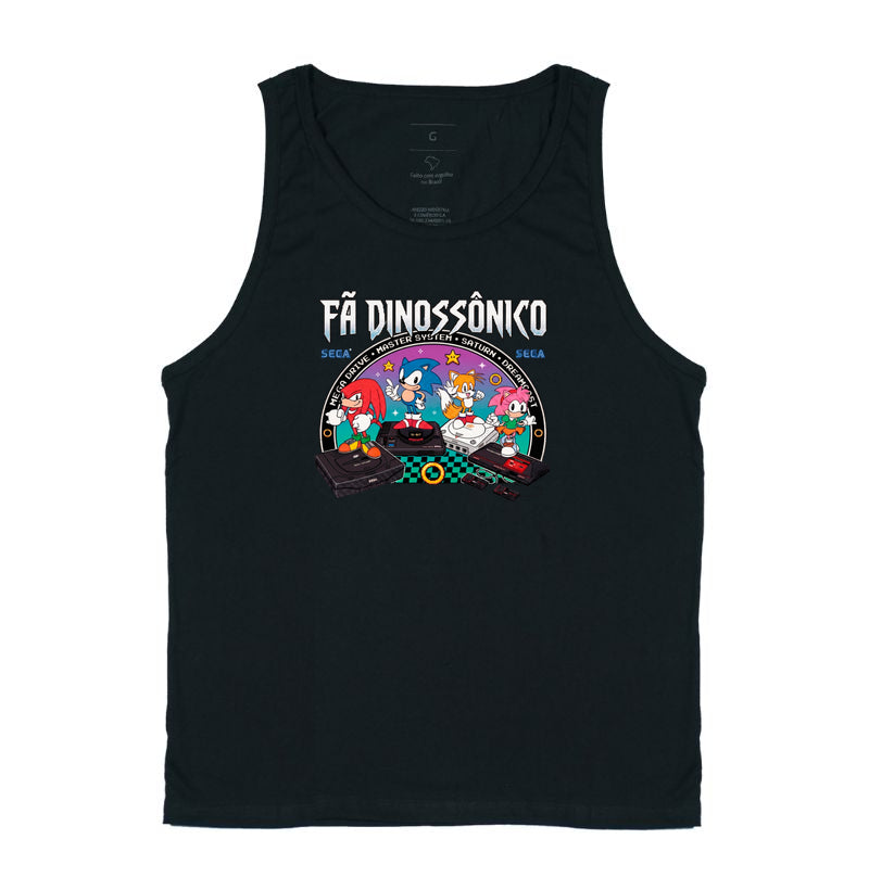 Camiseta Fã Dinossônico - Planeta Sonic Store