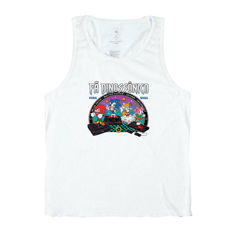 Camiseta Fã Dinossônico - Planeta Sonic Store