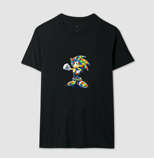 Sonic Orgulho Autista - Camiseta Exclusiva