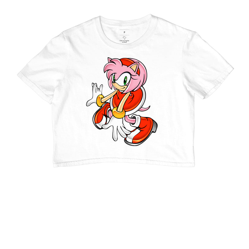 Camiseta Amy Rose Retro – Estampa Clássica da Garota do Sonic Adventure 1