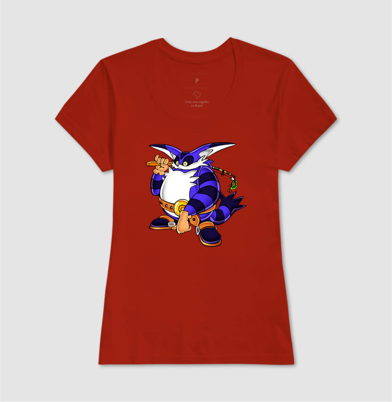 Camiseta Big the Cat Retro – Estampa Clássica do Gato de Sonic Adventure 1