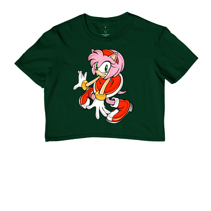 Camiseta Amy Rose Retro – Estampa Clássica da Garota do Sonic Adventure 1