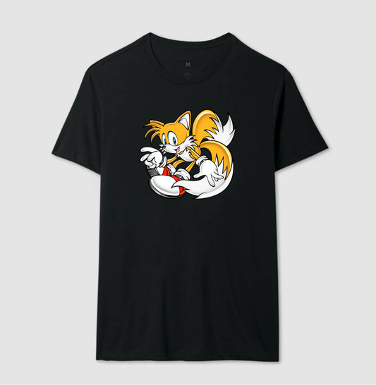 Camiseta Tails Retro – Estampa Clássica do Fofinho Voador