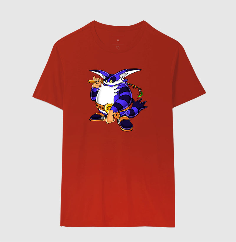 Camiseta Big the Cat Retro – Estampa Clássica do Gato de Sonic Adventure 1