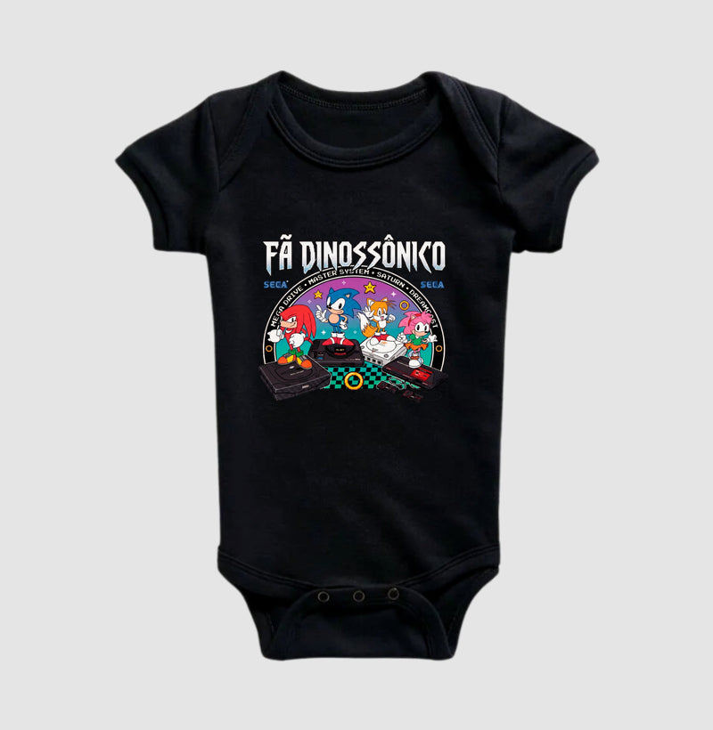 Camiseta Fã Dinossônico - Planeta Sonic Store