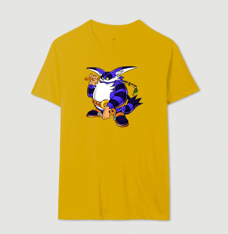 Camiseta Big the Cat Retro – Estampa Clássica do Gato de Sonic Adventure 1