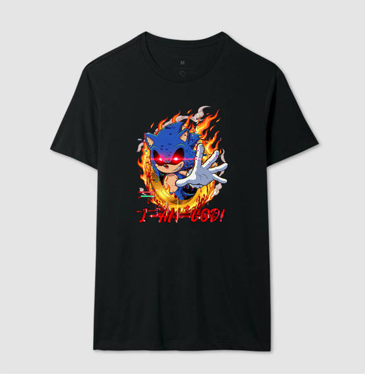 Camiseta Sonic.exe “I AM GOD”