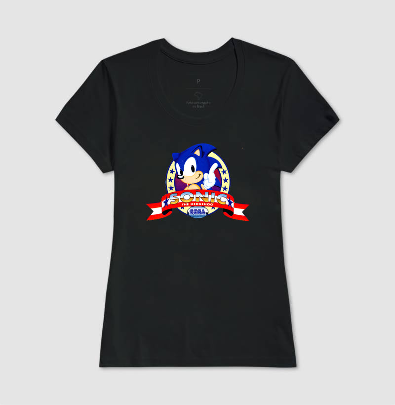 Blusa Sonic Classic SEGA – Estampa Exclusiva do Hedgehog Azul