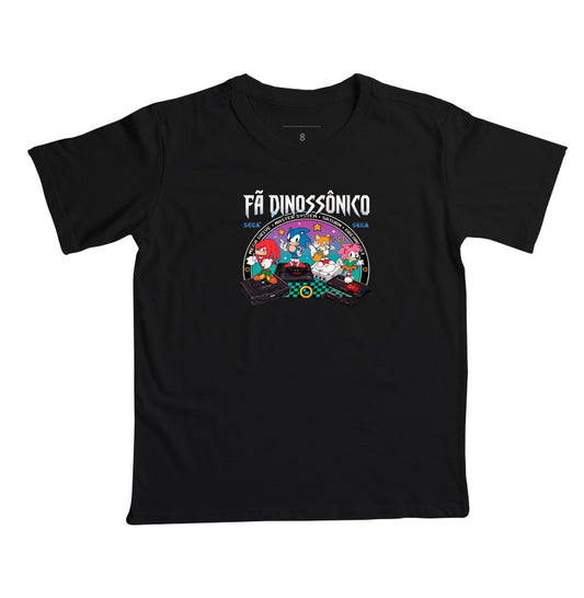 Camiseta Fã Dinossônico - Planeta Sonic Store