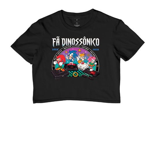 Camiseta Fã Dinossônico - Planeta Sonic Store