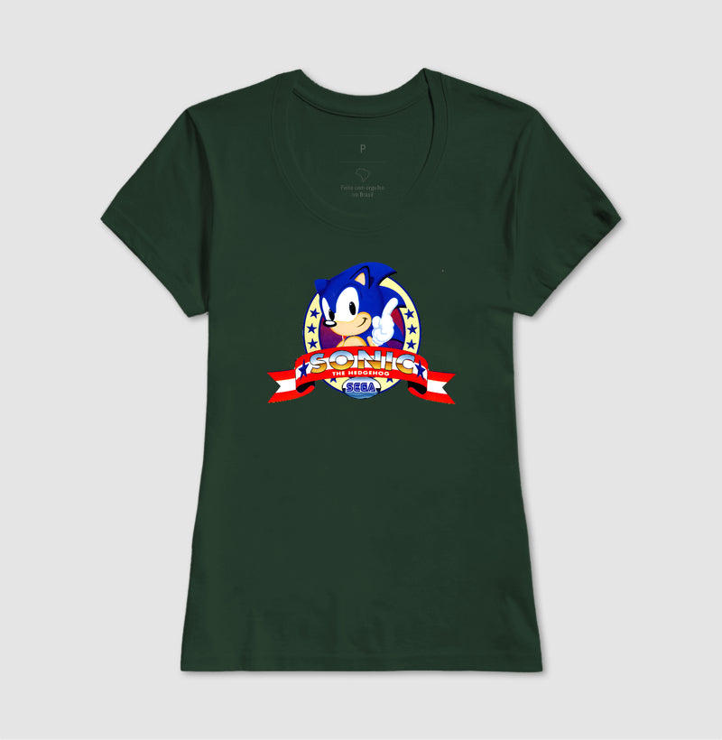 Blusa Sonic Classic SEGA – Estampa Exclusiva do Hedgehog Azul